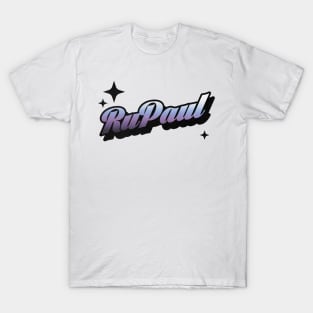 RuPaul - Retro Classic Typography Style T-Shirt